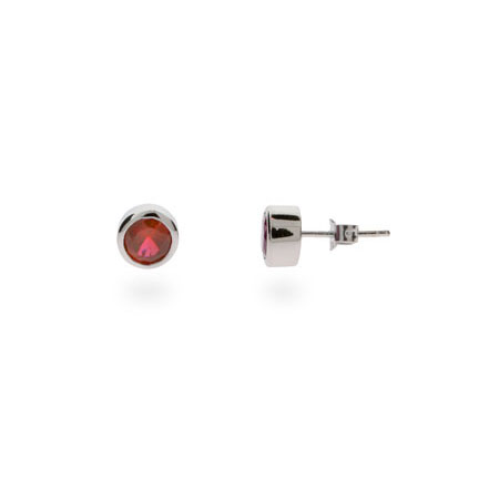 Red Stud Earrings