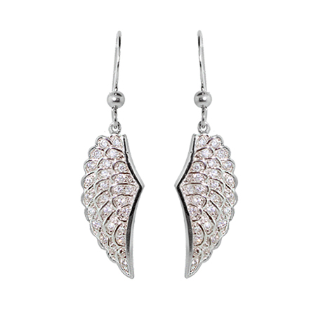 Silver Wing Earrings