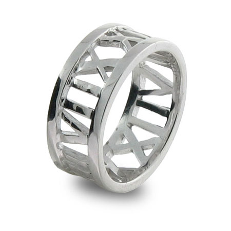 Tiffany Inspired Atlas Style Open Sterling Silver Ring