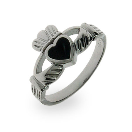 Onyx Engagement Ring