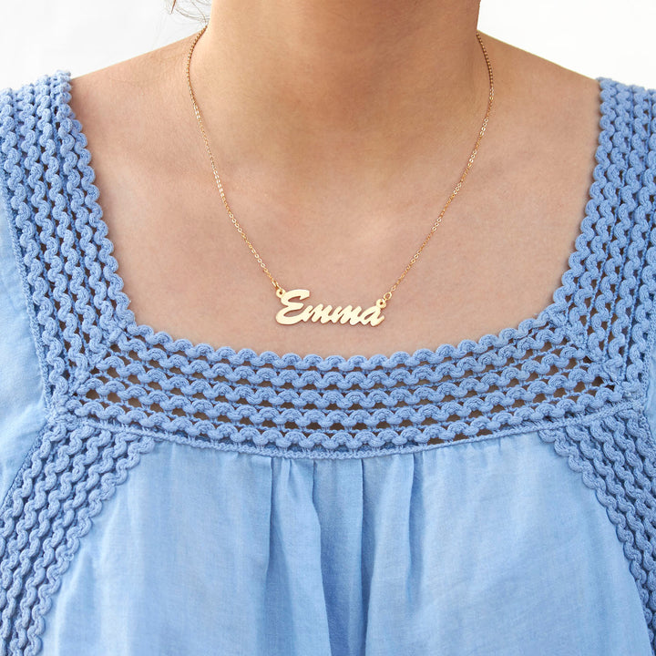 Gold Personalized Name Necklace