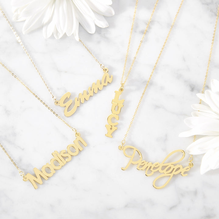 Gold Personalized Name Necklace