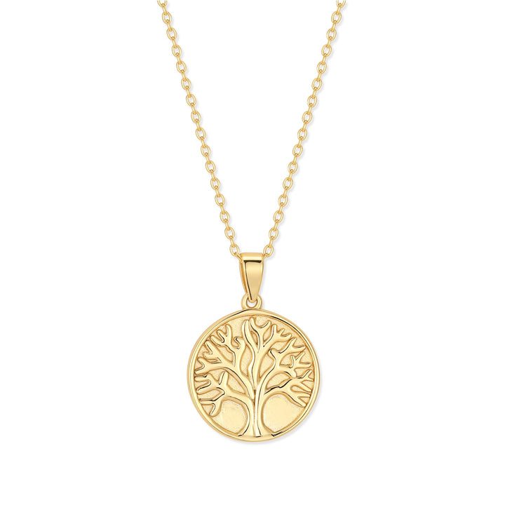 Family Tree Gold Pendant