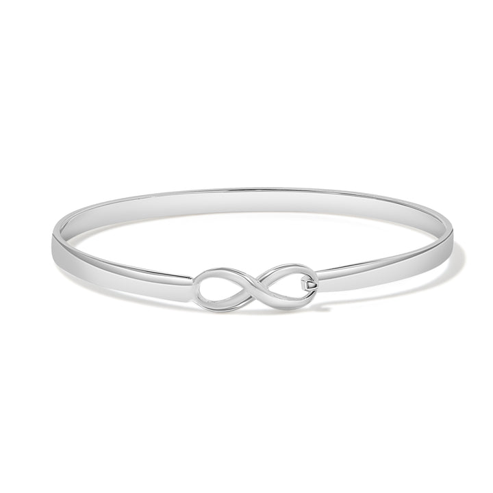 Sterling Silver Infinity Bangle Bracelet