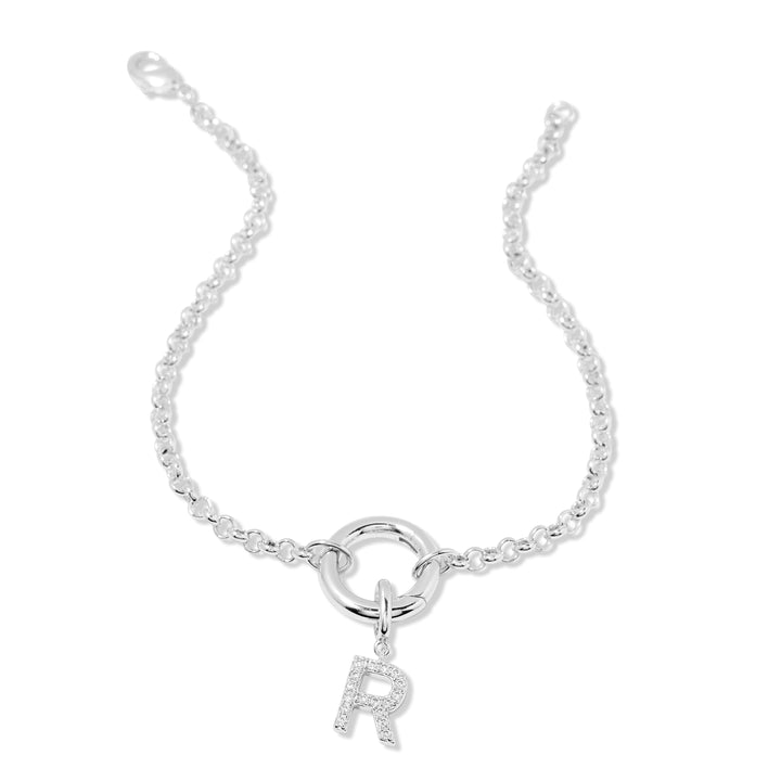 Custom Initial Charm Bracelet