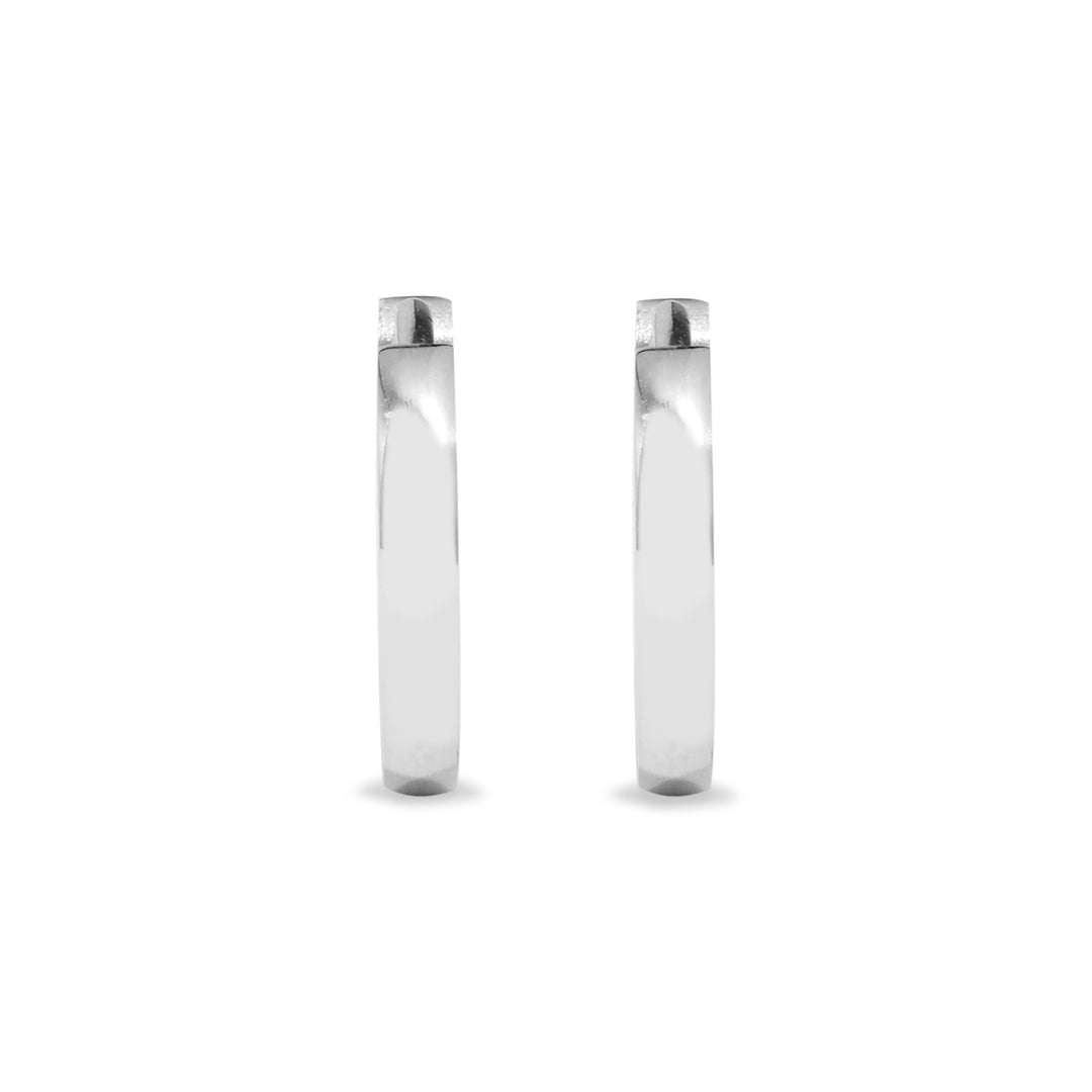 Stainless Steel Petite Huggy Earrings