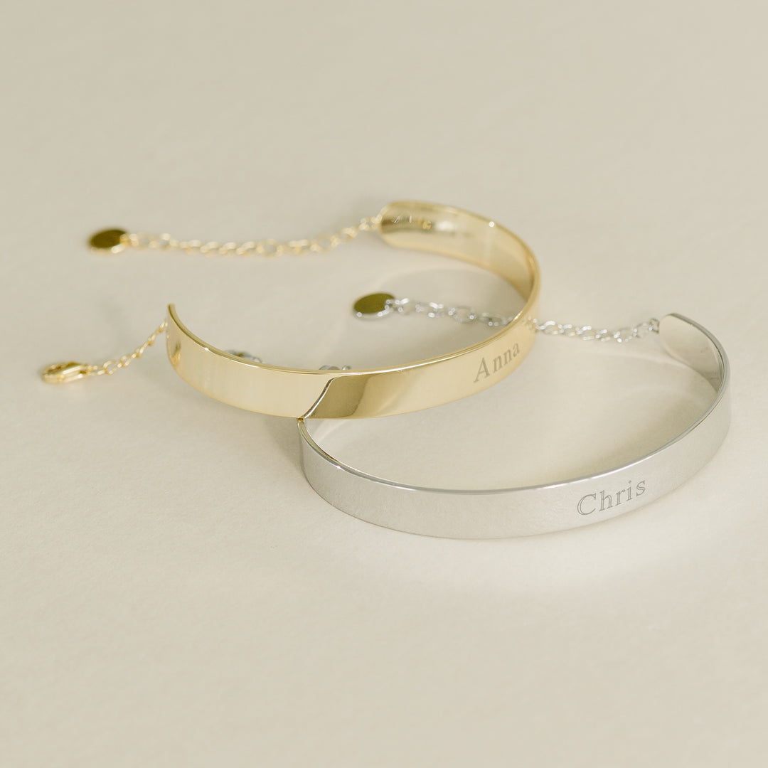 Engravable Adjustable Cuff Bracelet