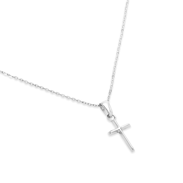 Plain and Petite Sterling Silver Cross Pendant