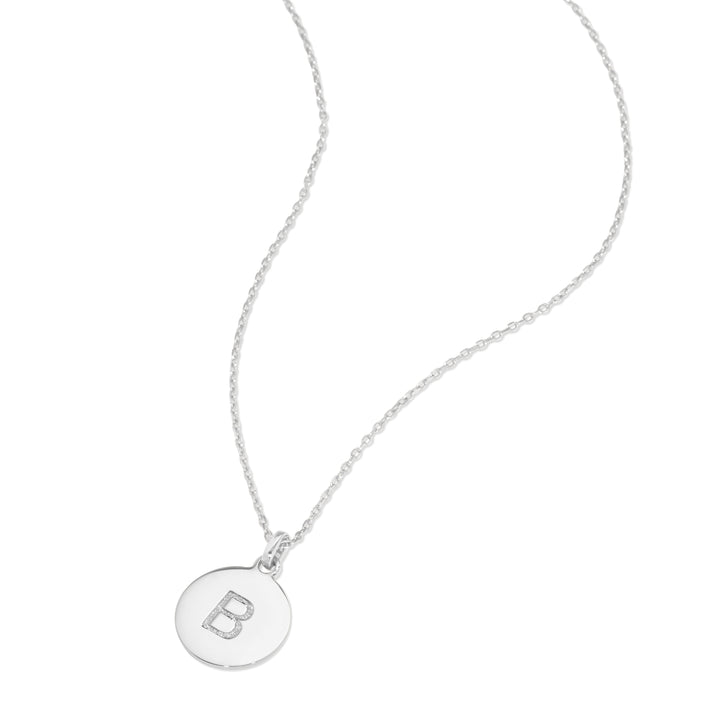 Custom Initial Disc Necklace