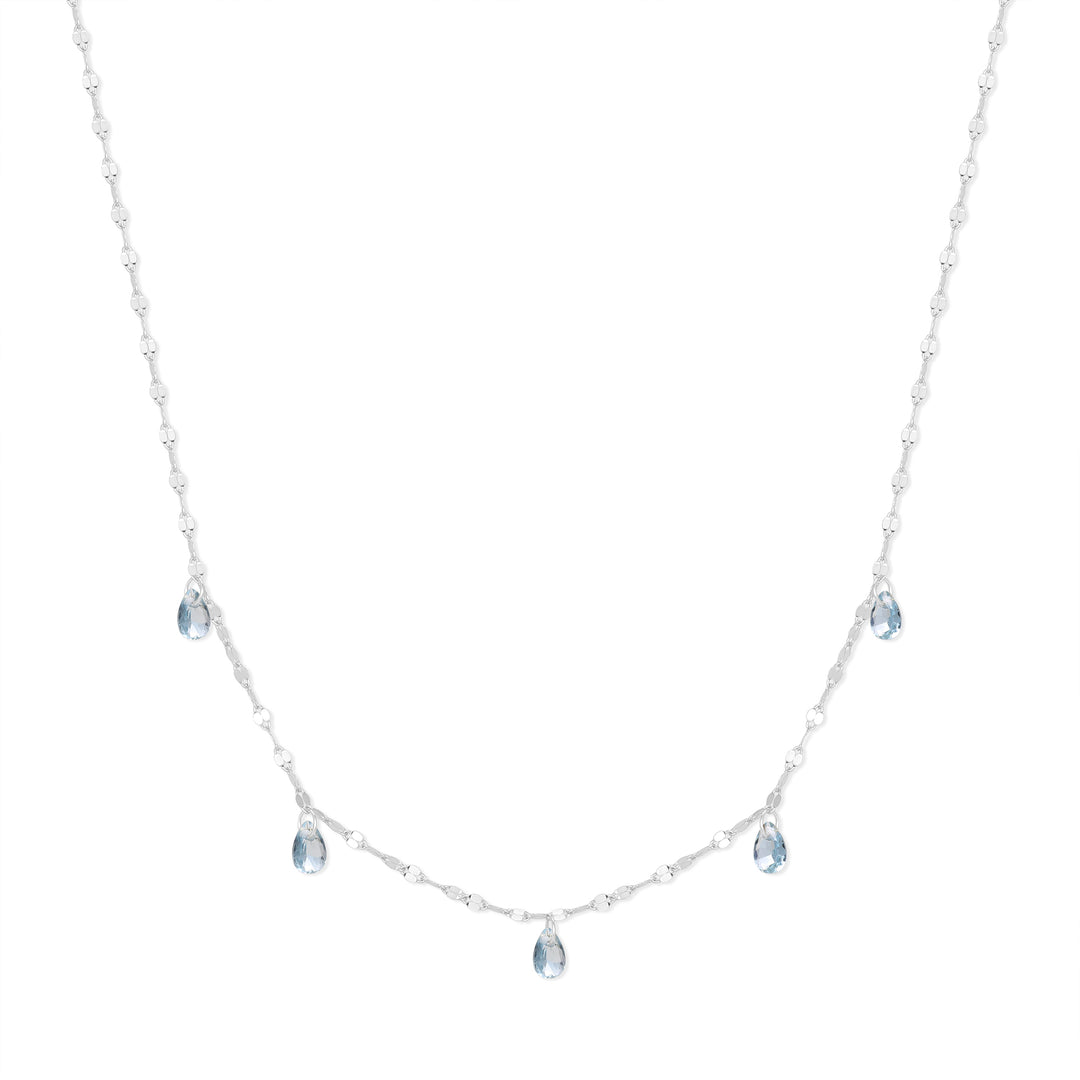 Teardrop Birthstone Necklace