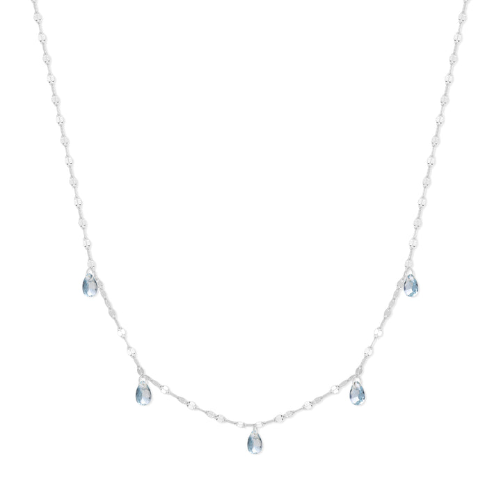 Teardrop Birthstone Necklace