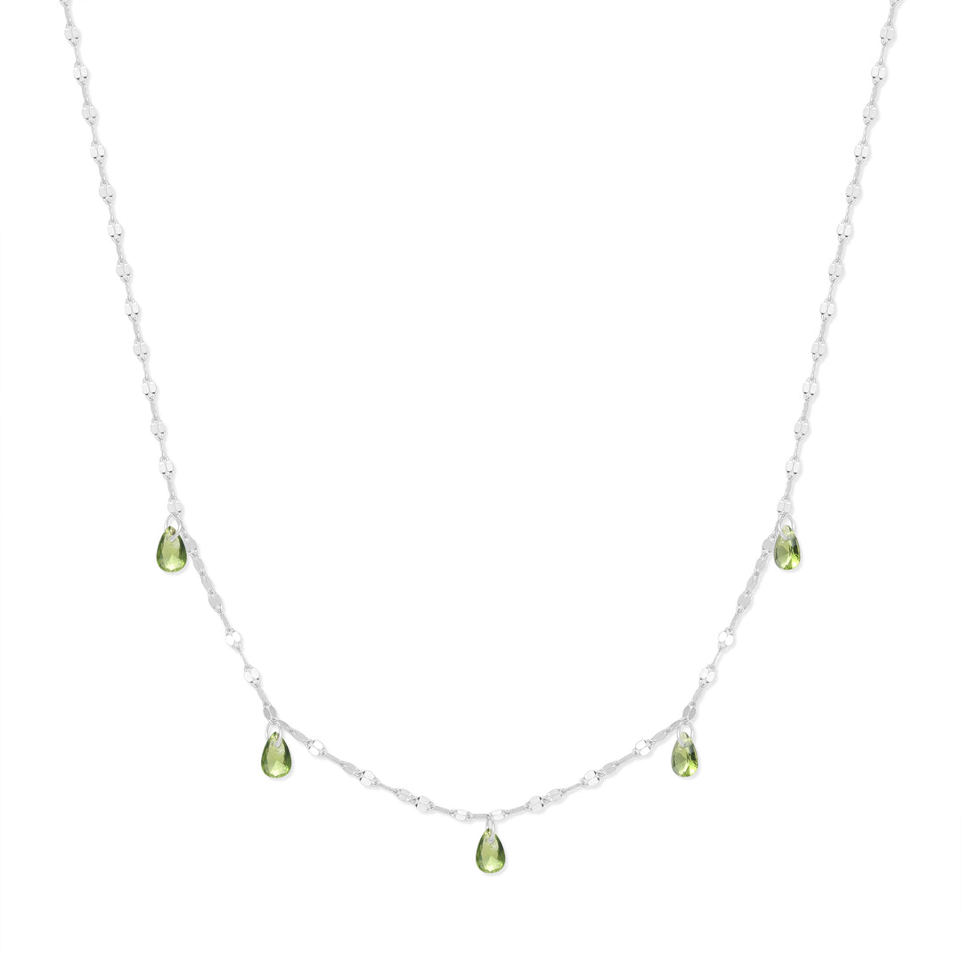 Teardrop Birthstone Necklace