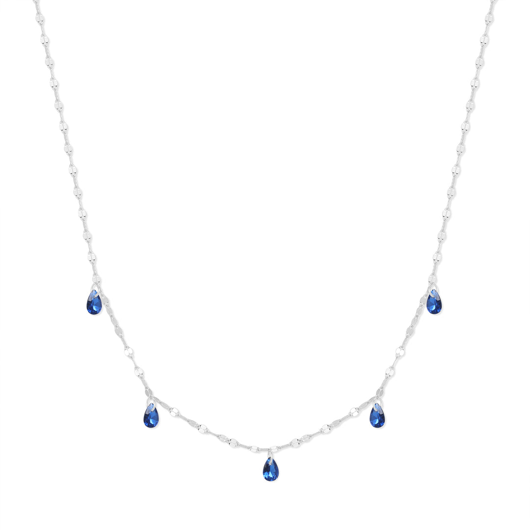 Teardrop Birthstone Necklace