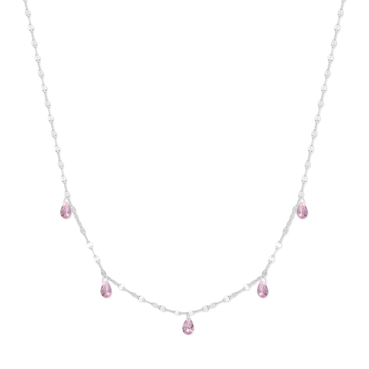 Teardrop Birthstone Necklace