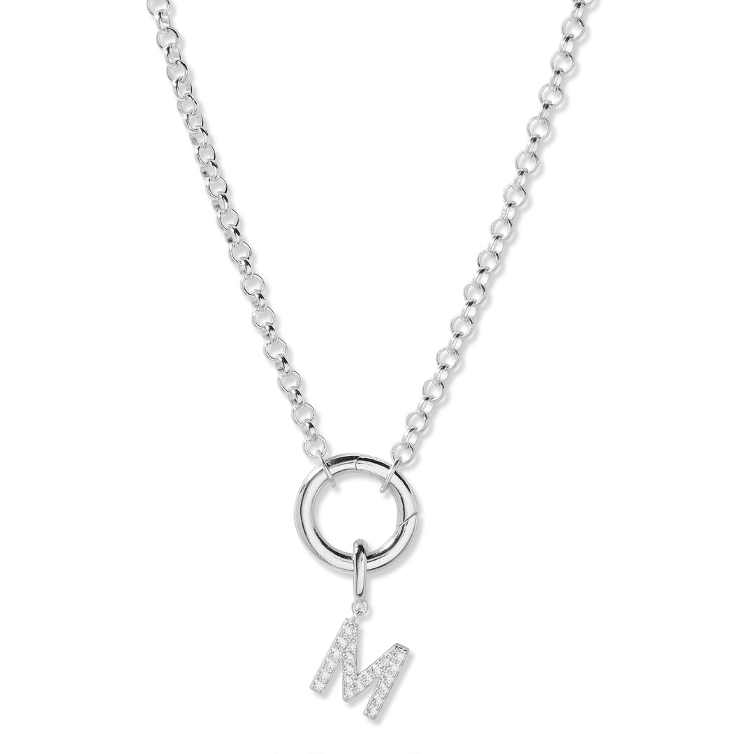 Custom Initial Charm Necklace