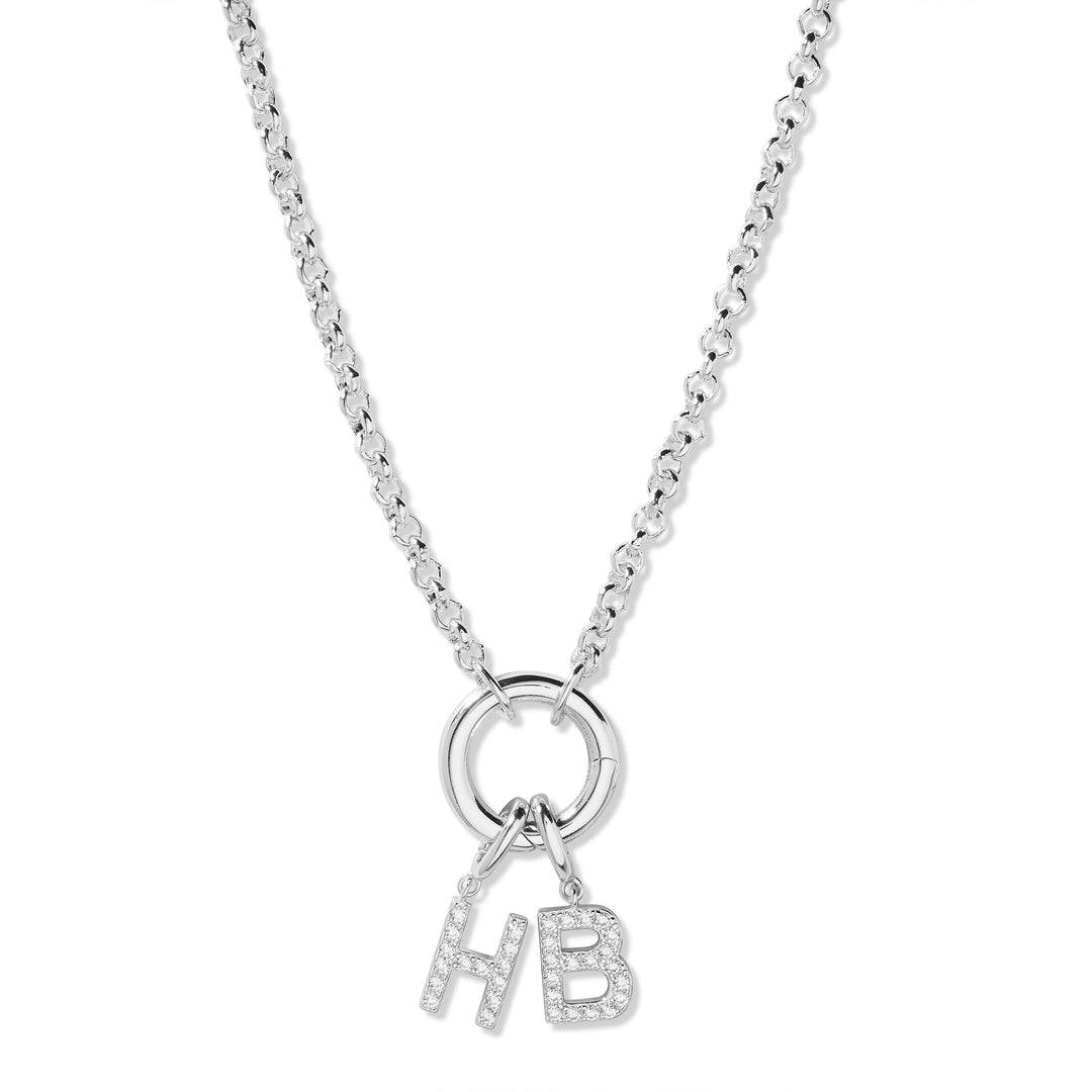 Custom Initial Charm Necklace