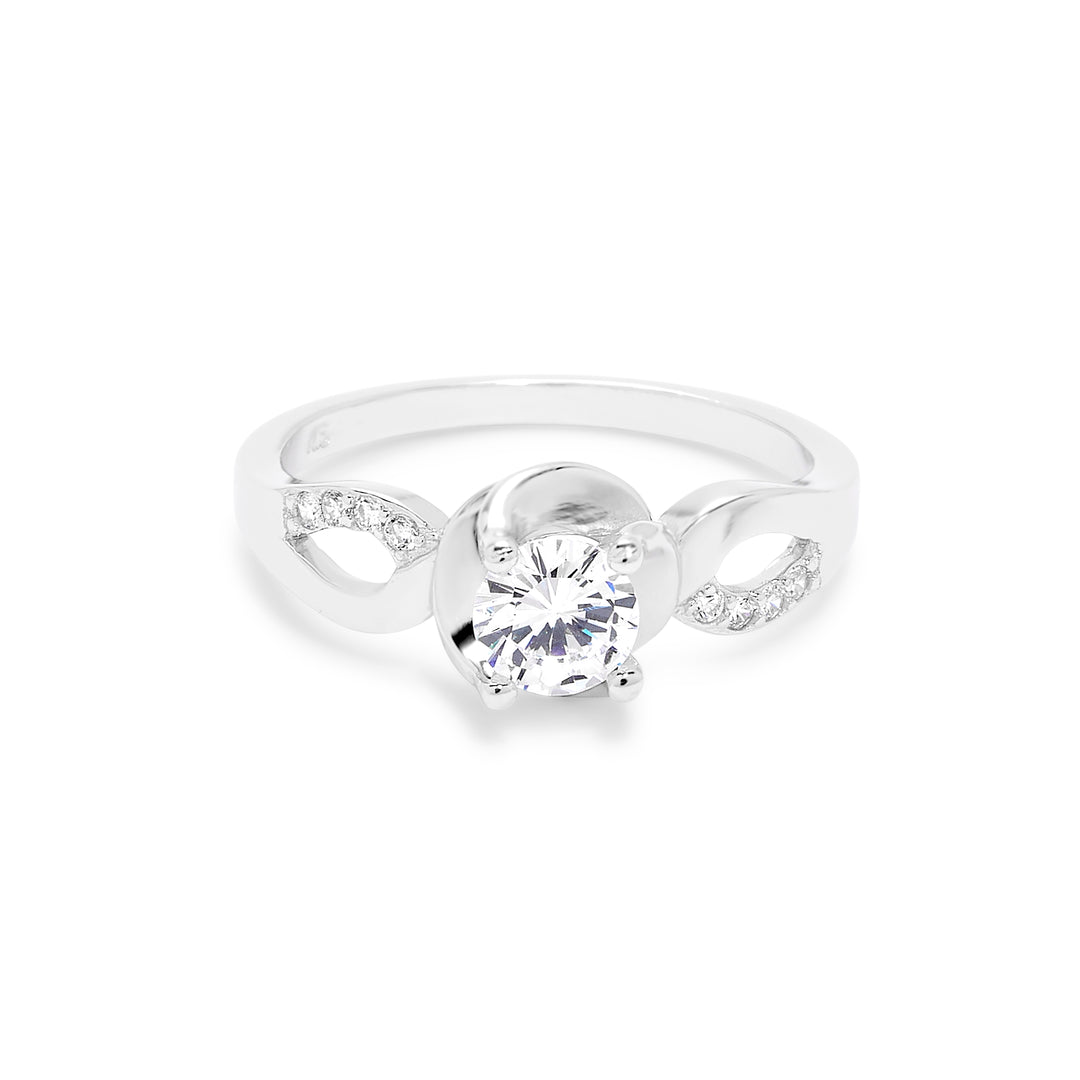 Brilliant Cut CZ Infinity Promise Ring