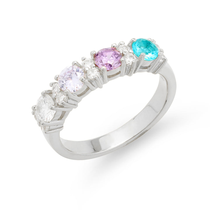 Close To The Heart 4 Stone Birthstone Eternity Band