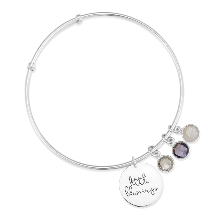 Little Blessings Birthstone Charm Bracelet