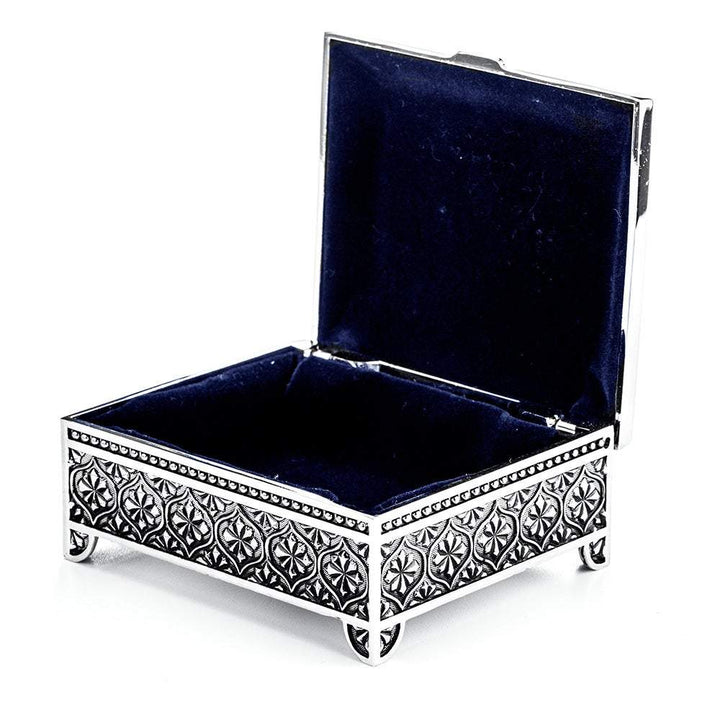 Vintage Style Square Jewelry Box