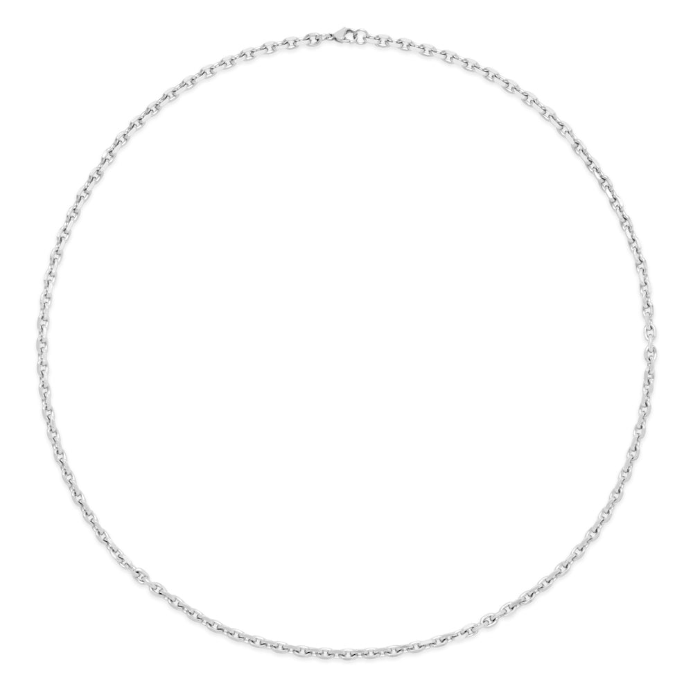 Men's Stainless Steel Cable Chain Necklace