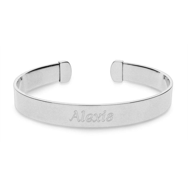 Plain Style Stainless Steel Cuff Bracelet