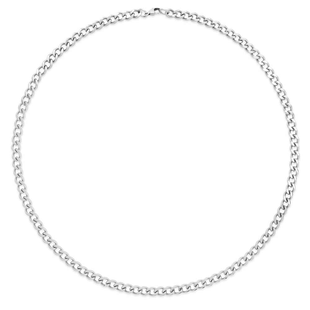 Men's Stainless Steel Curb Chain Necklace