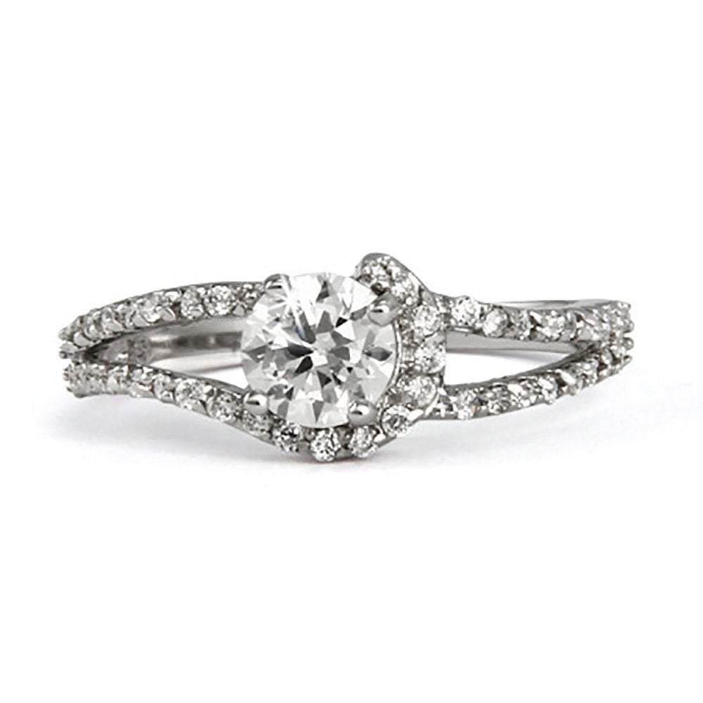 Sterling Silver Brilliant Cut CZ Promise Ring