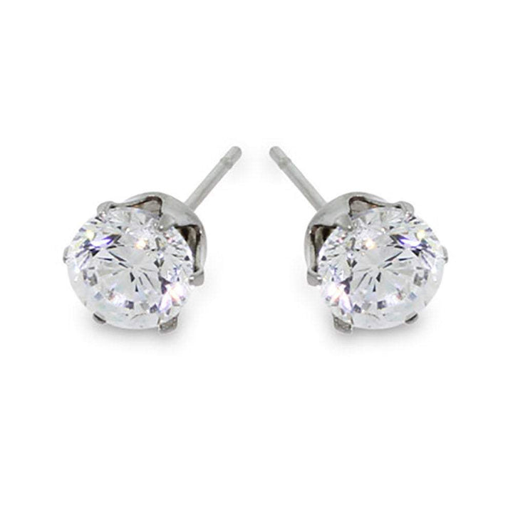 3/4 Carat Sparkling Brilliant Cut CZ Studs