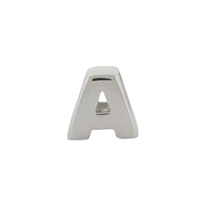 Sterling Silver AlphaBead Letter A