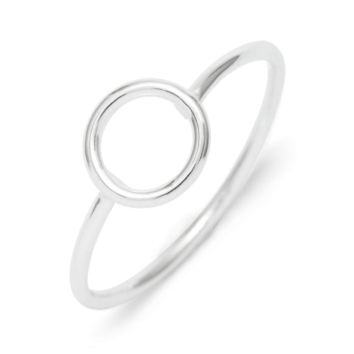 Stackable Silver Circle Ring