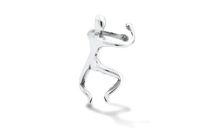 Little Man Sterling Silver Ear Cuff