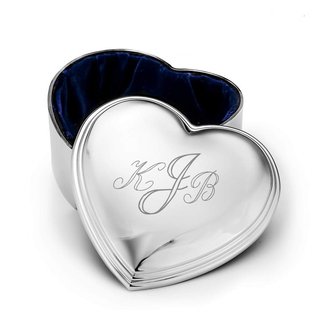 Heart Shaped Keepsake Jewelry Box