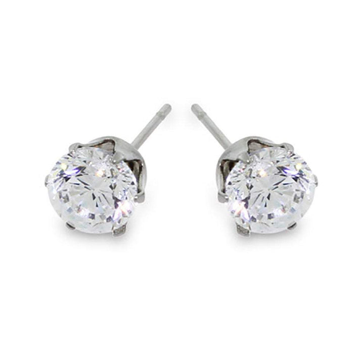 3/4 Carat Brilliant Cut CZ Studs