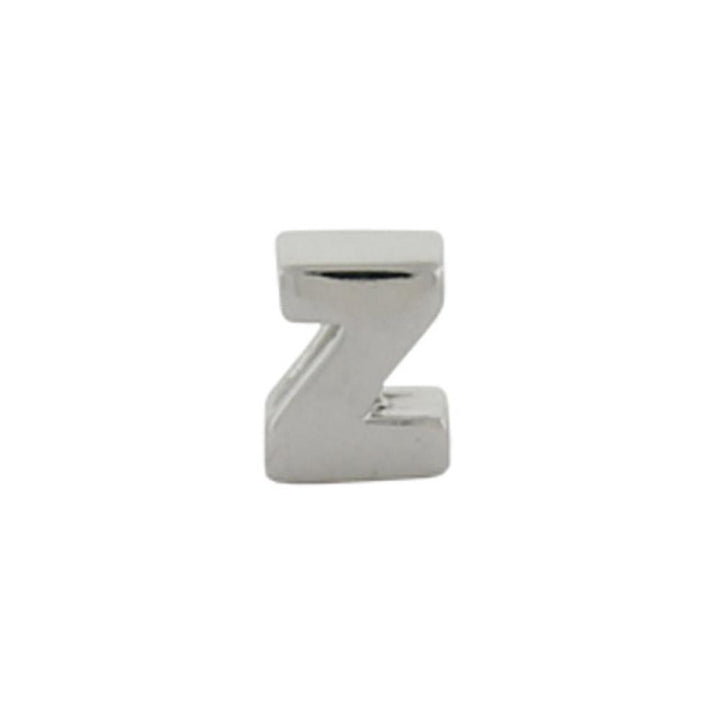 Sterling Silver AlphaBead Letter Z