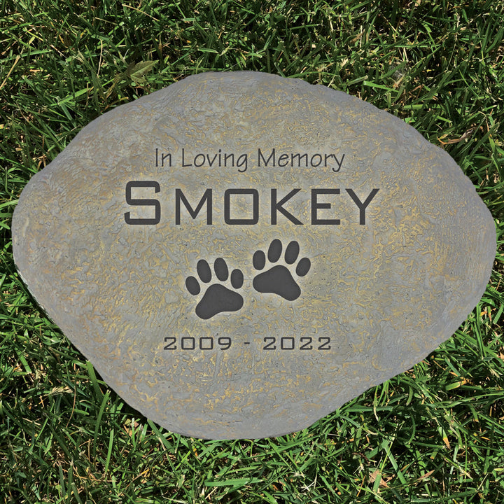 Custom Pet Memorial Garden Stone