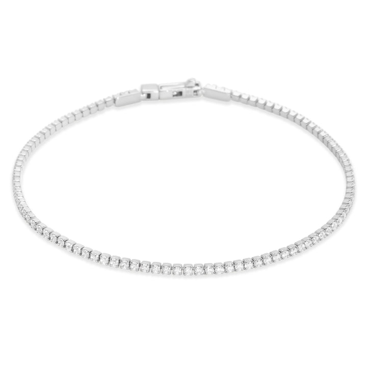 Silver CZ Tennis Bracelet