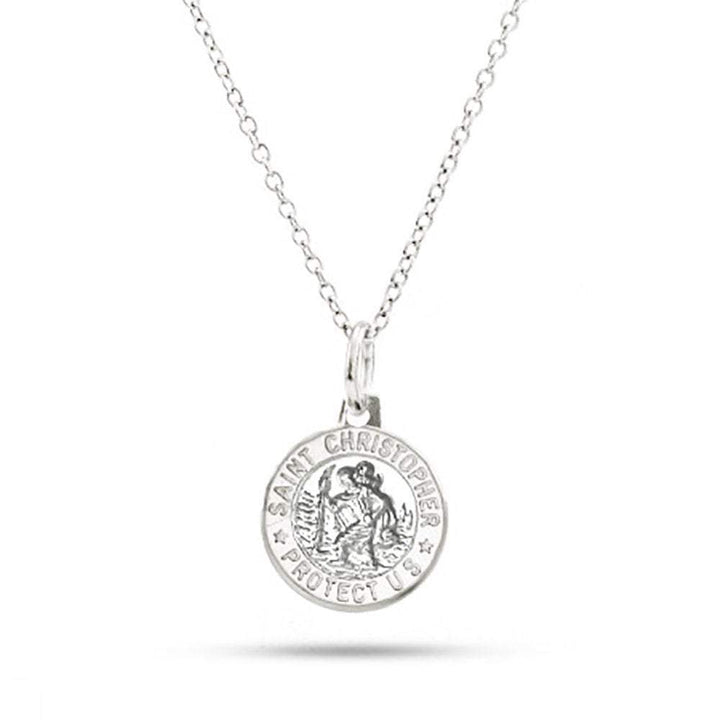 Sterling Silver Petite St. Christopher Medallion