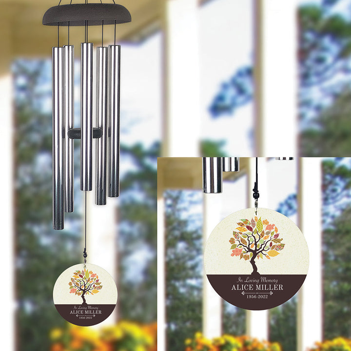 Personalized Memorial Tree Wind Chime