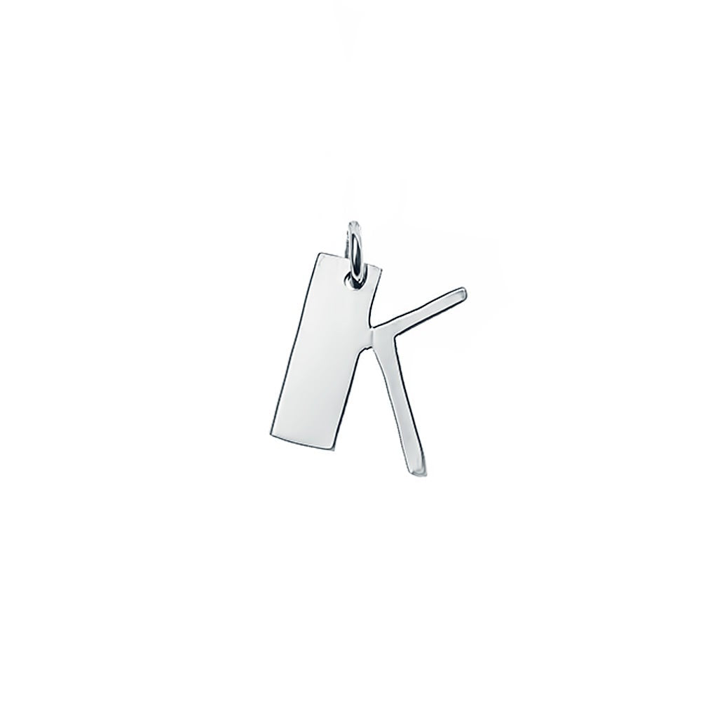 Personalized Initial Silver Charm