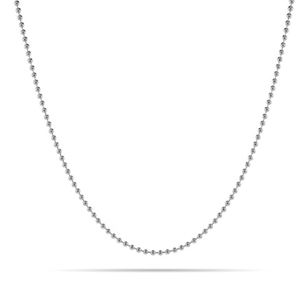 Sterling Silver Beaded Chain