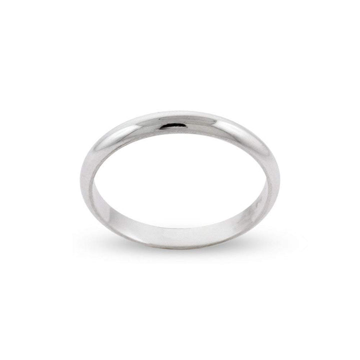 Classic 3mm Sterling Silver Wedding Band