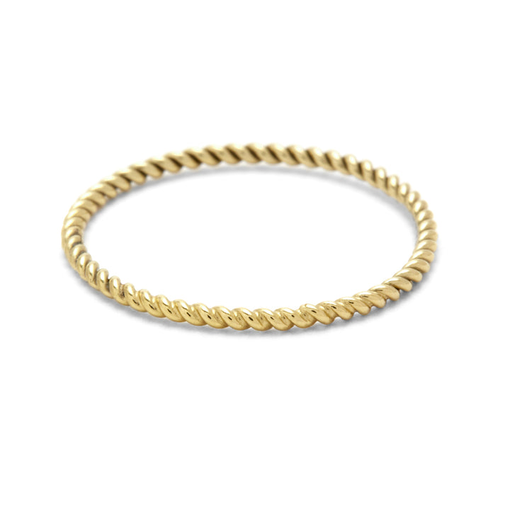 Gold Filled Twist Stackable Ring