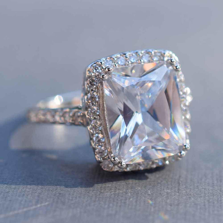 Brilliant Diamond Cubic Zirconia Ring