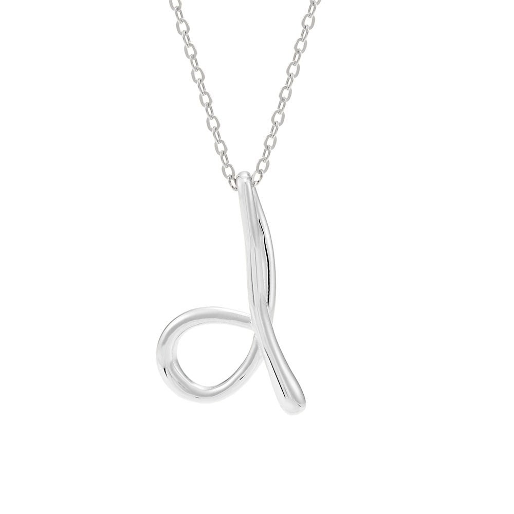 Sterling Silver Initial Necklace