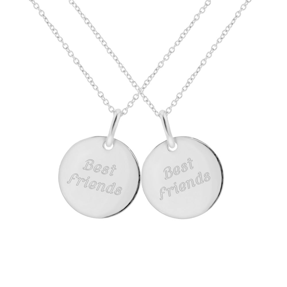 Sterling Silver Best Friends Necklace