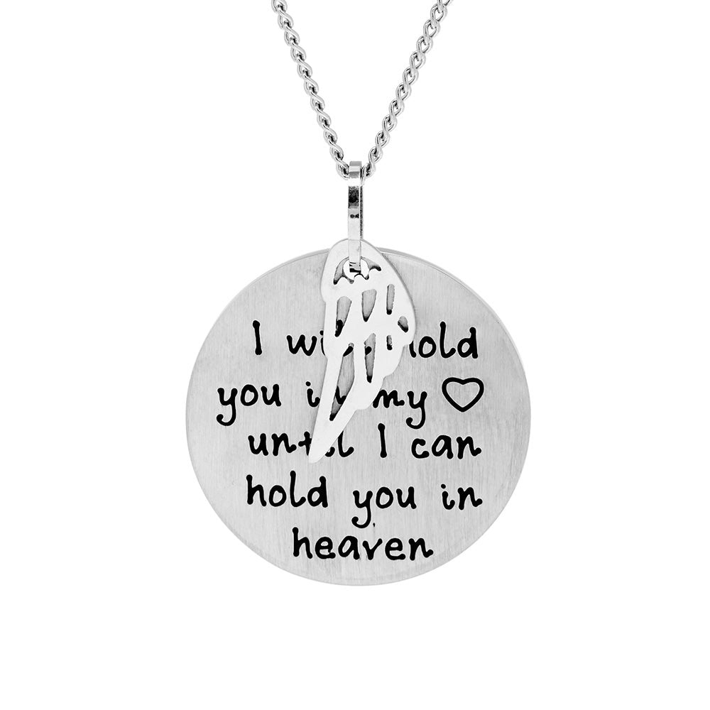 Hold You in My Heart Bereavement Pendant