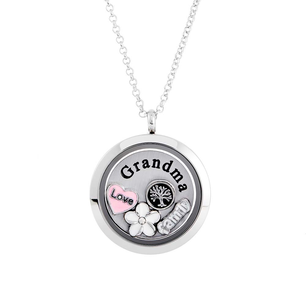 Grandma Floating Charm Locket