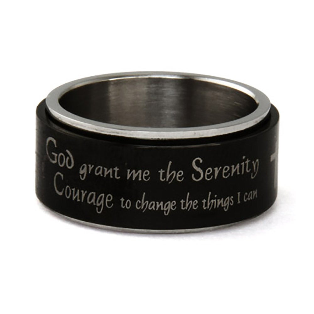 Serenity Prayer Spinner Ring