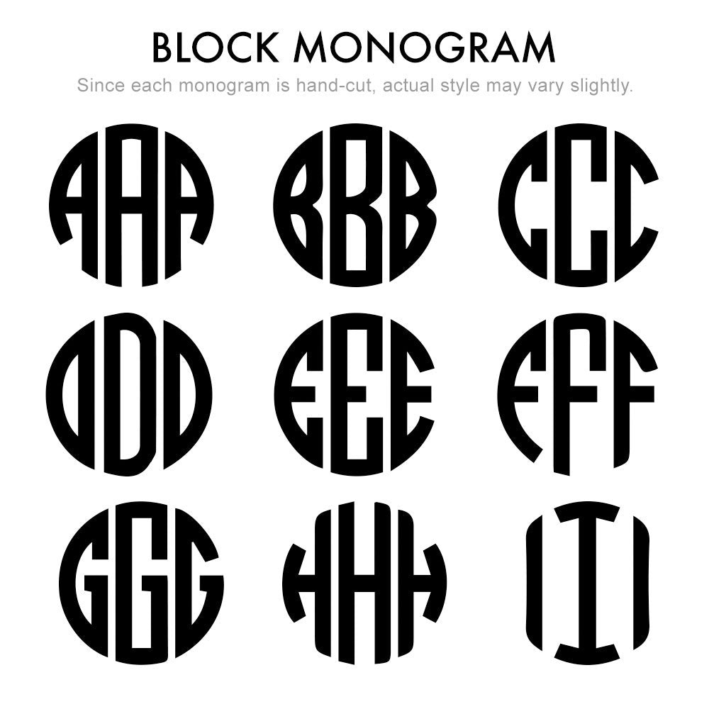 Block Monogram Silver Signet Ring